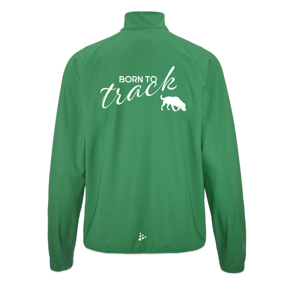 Sniffer Outdoor-Trainingsjacke „BORN to Track“ UNISEX edition - Smaragdgrün