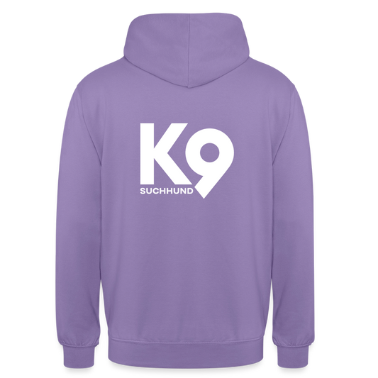 K9 Casual-Hoodie "Suchhund" - Lavendel