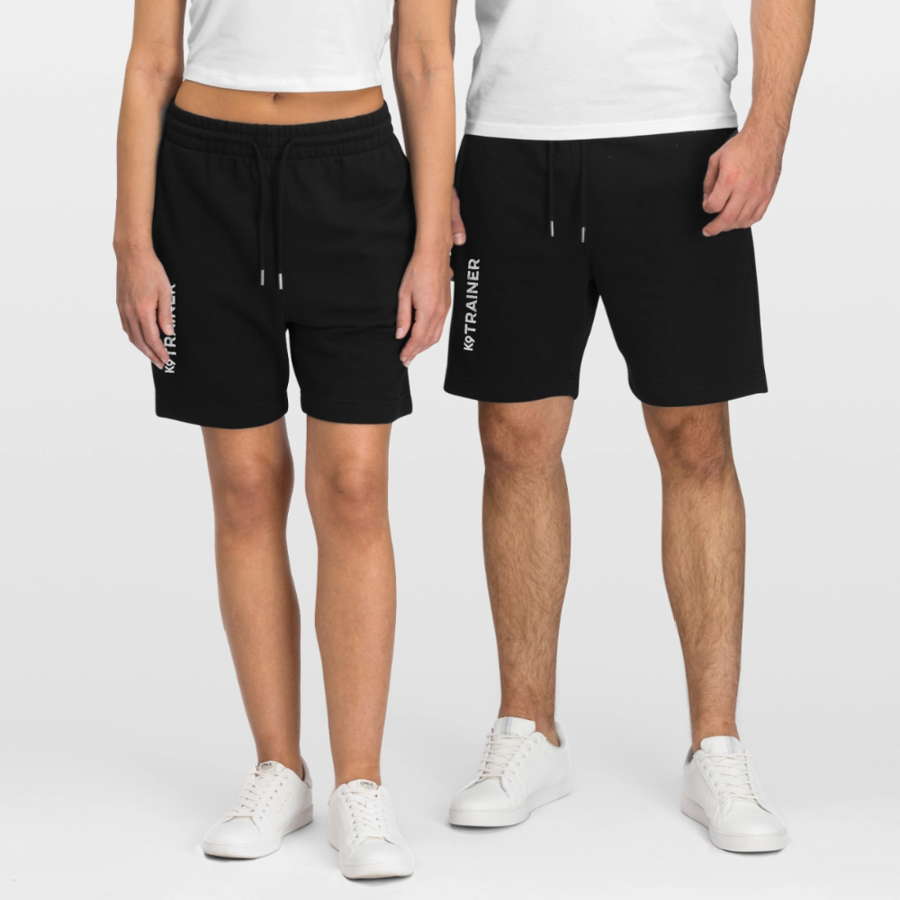 K9 TRAINER Organic-Joggingshorts „K9 TRAINER“ UNISEX edition - Schwarz