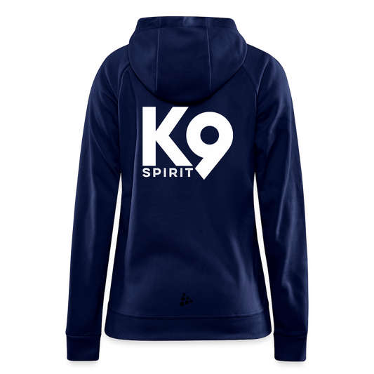 K9 Craft-Hoodyjacket "DOG on a MISSION" - Dunkelnavy