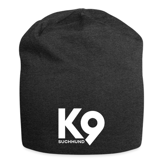 K9 Jersey-Beanie "Suchhund" - Anthrazit