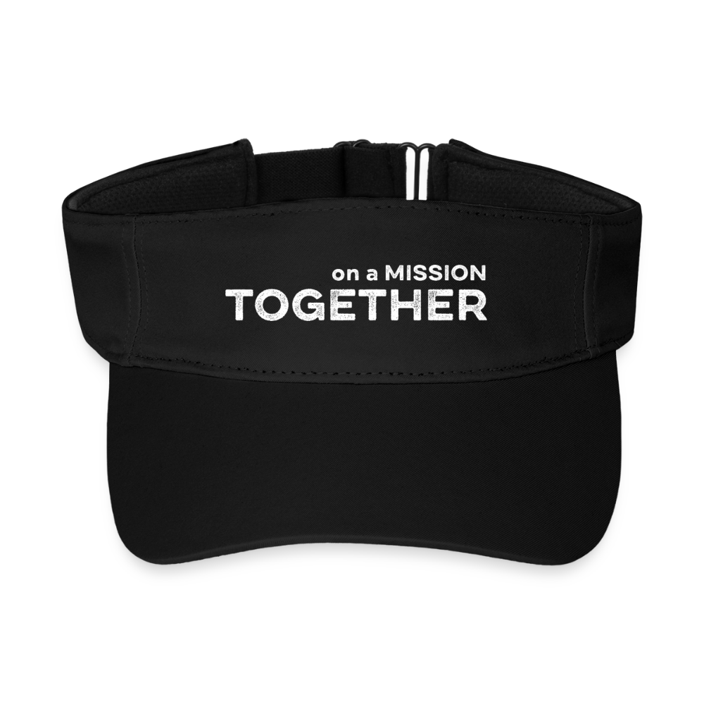 K9 Curved Visor-Cap "on a MISSION TOGETHER" - Schwarz