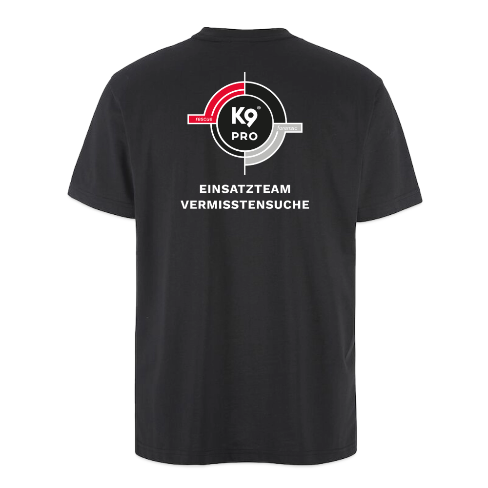 K9 PRO PREMIUM Craft-Shirt "K9 PRO Vermisstensuche" MEN edition - Schwarz