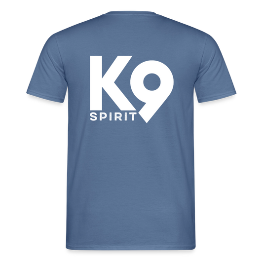 K9 Style-Shirt "think BIG" MEN edition - Taubenblau