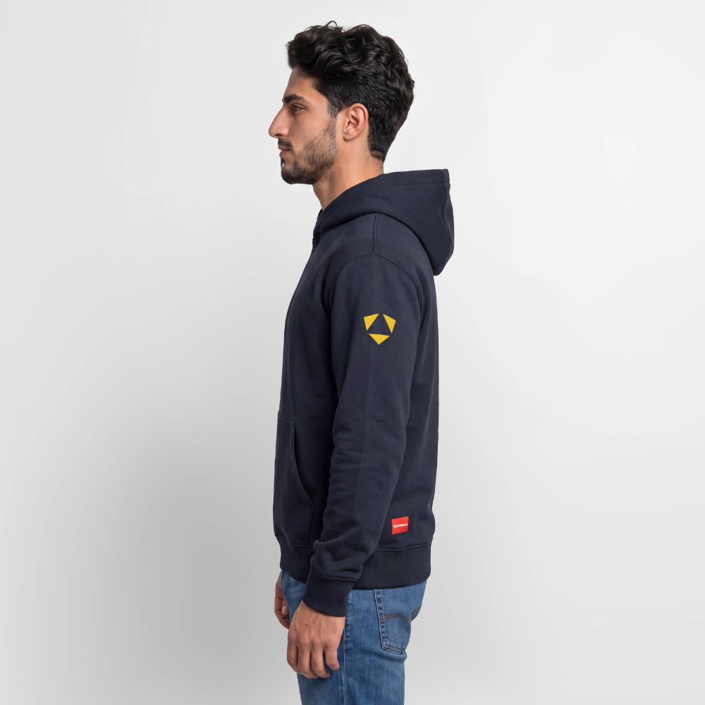 MyPack Casual-Hoodie "KNOW LESS. TRUST MORE. LEAD BETTER." UNISEX edition - Navy