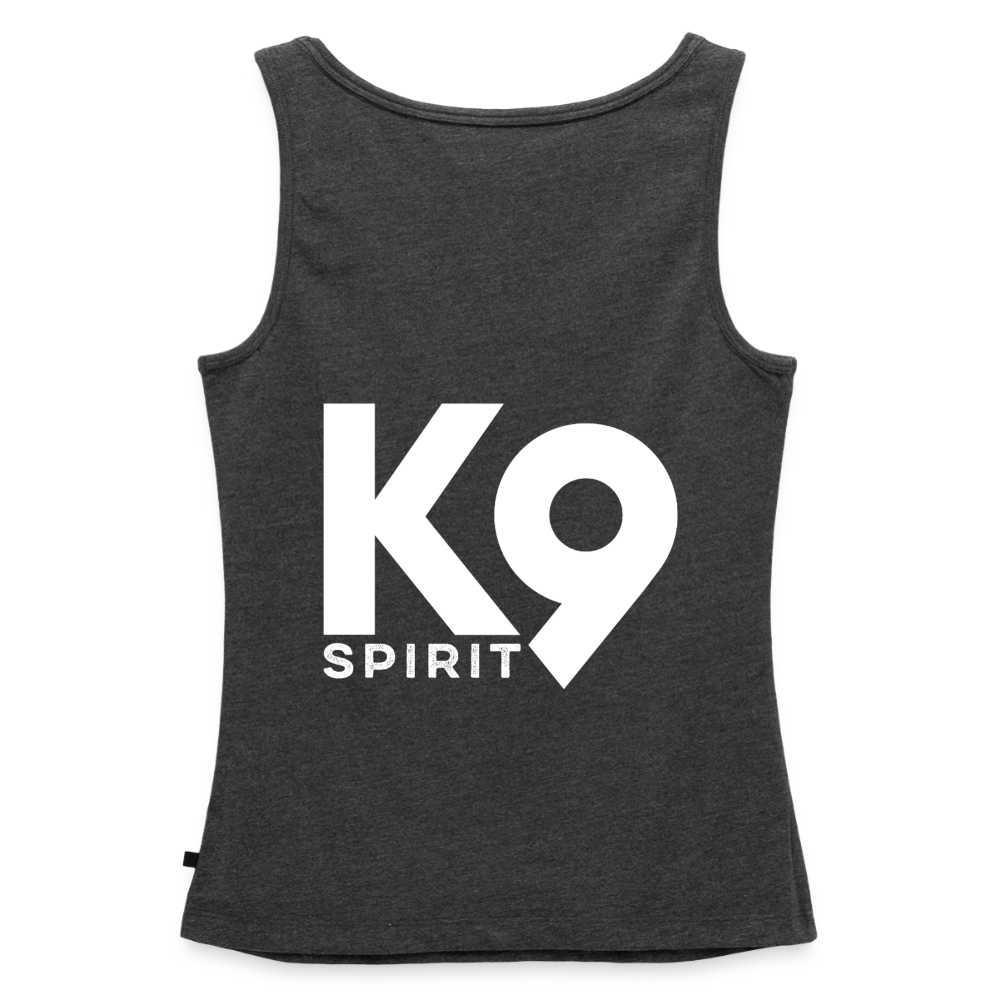 K9 PREMIUM Tank-Top „DOG on a MISSION“ WOMEN edition - Anthrazit meliert