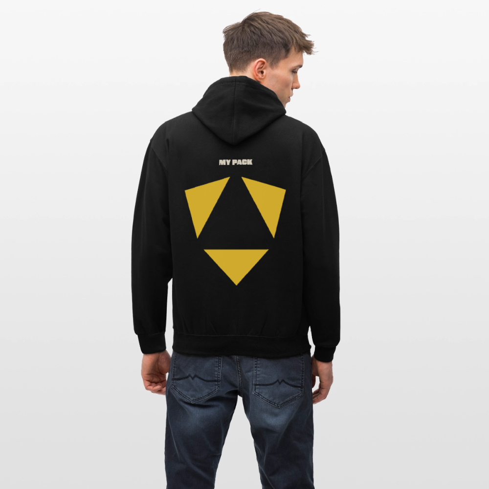 MyPack Bicolor-Hoodie "#this is MY PACK" UNISEX edition - Schwarz/Gold