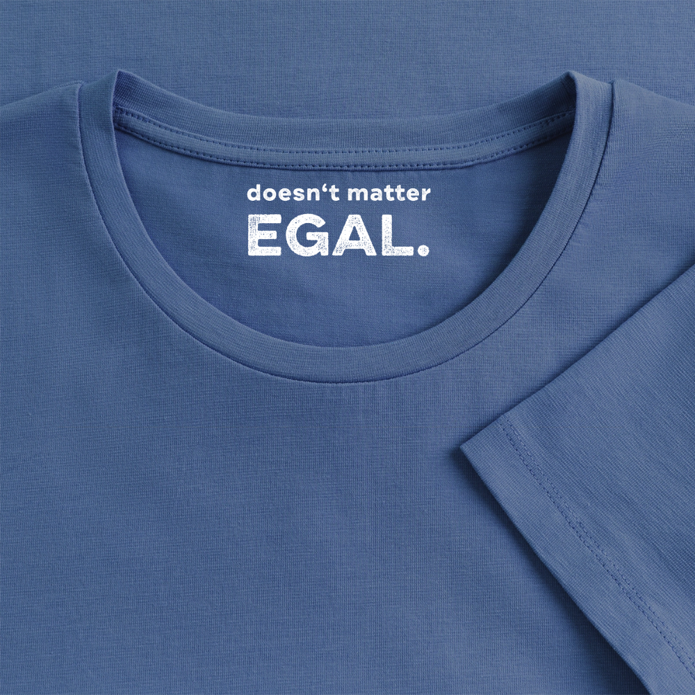 K9 PREMIUM Organic-Shirt "K9 SPIRIT" WOMEN edition - Taubenblau
