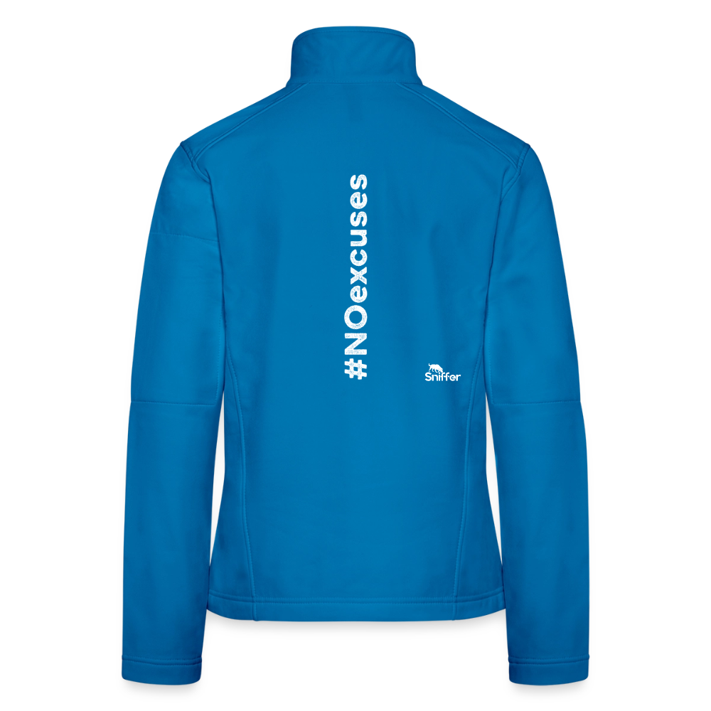 Sniffer DOGHANDLER Outdoor-Softshelljacke "#NOexcuses" WOMEN edition - Lichtblau