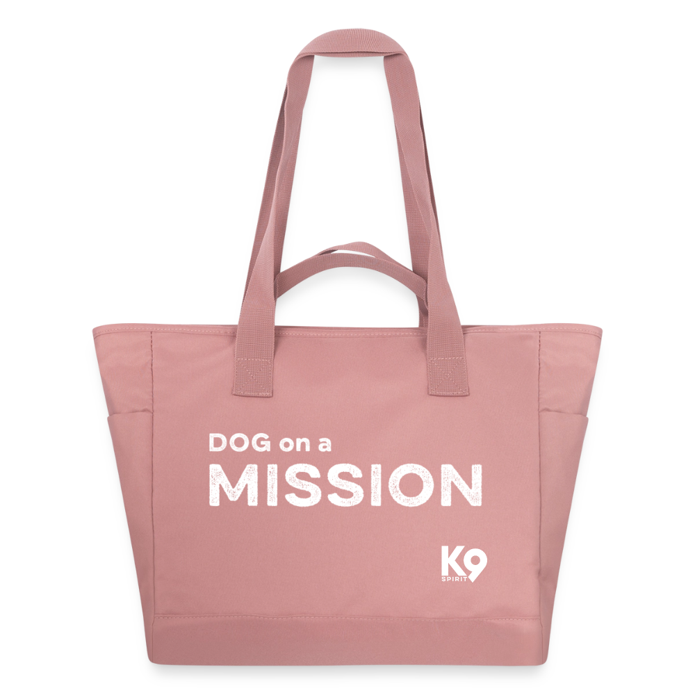 K9  WATER-REPELLENT Padded-Bag "DOG on a MISSION" - Altrosa