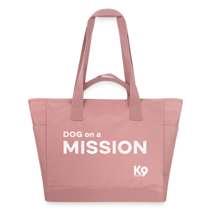 K9  WATER-REPELLENT Padded-Bag "DOG on a MISSION" - Altrosa