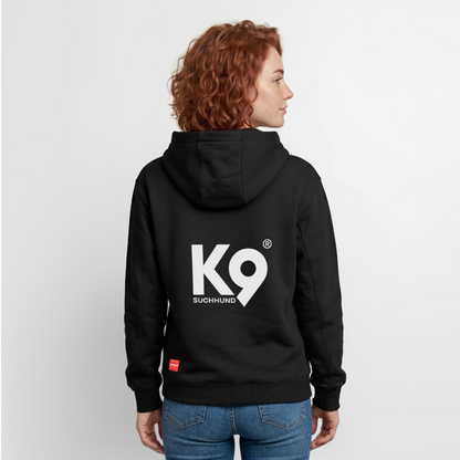 K9 Suchhund Organic-Hoodie „Think BIG“ UNISEX edition - Schwarz