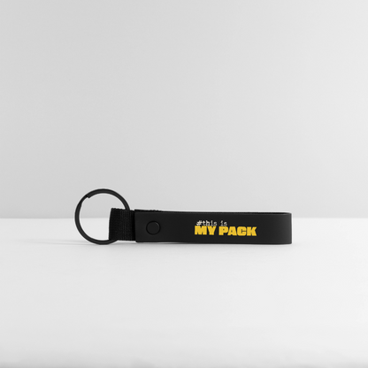 MyPack Style-Keychain "#this is MY PACK" - Schwarz