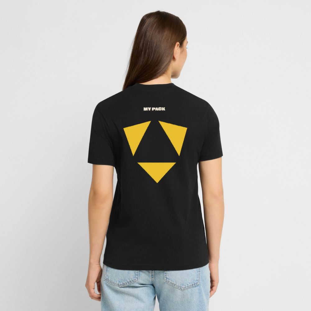 MyPack Organic-Shirt "#this is MY PACK" UNISEX edition - Schwarz