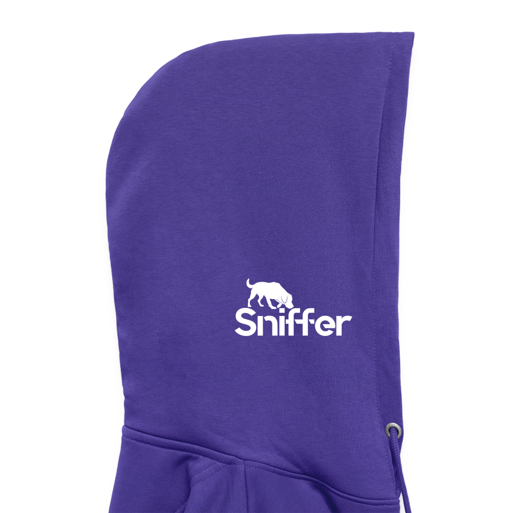 Sniffer ORGANIC  Premium-Hoodie „BORN to track“  UNISEX edition - Purple Love 