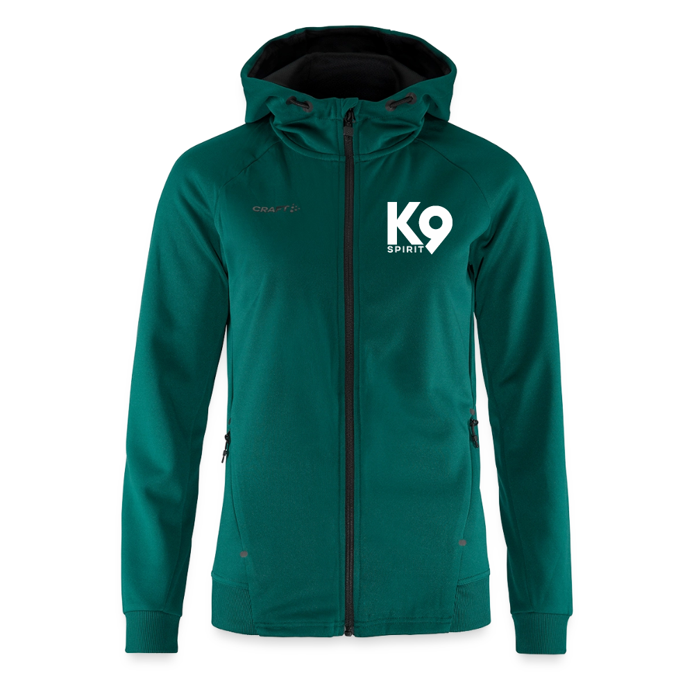 K9 Spirit PREMIUM Hoodie-Jacket "K9 SPIRIT" WOMEN edition - Fichte