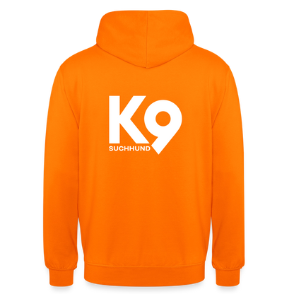 K9 Casual-Hoodie "Suchhund" - Orange