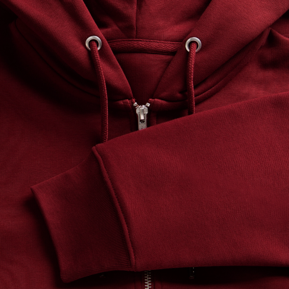 Sniffer DOGTRAINING Hoodie-Jacket „#TRUSTTHEINSTINCTS“ UNISEX edition - Burgunderrot