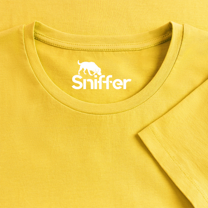 Sniffer Premium-Shirt „BORN to Track“ WOMEN edition - Sonnengelb