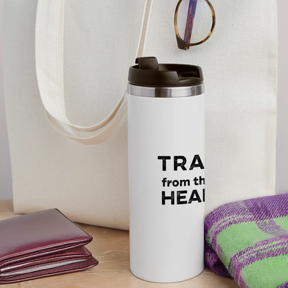 K9 CLASSIC Thermobecher „TRAIL from the HEART“ - Weiß