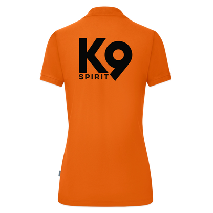 K9 ORGANIC Polo-Shirt "K9 SPIRIT" WOMEN edition - Neonorange