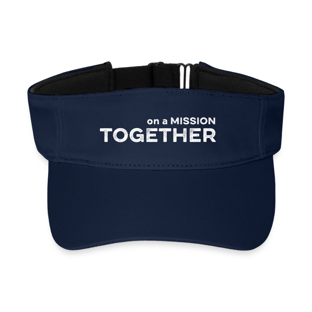 K9 Curved Visor-Cap "on a MISSION TOGETHER" - Navy