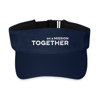 K9 Curved Visor-Cap "on a MISSION TOGETHER" - Navy
