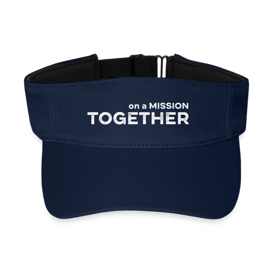 K9 Curved Visor-Cap "on a MISSION TOGETHER" - Navy