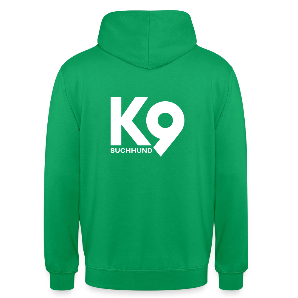 K9 Casual-Hoodie "Suchhund" - Kelly Green