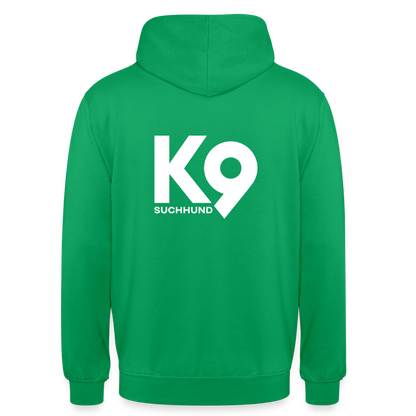 K9 Casual-Hoodie "Suchhund" - Kelly Green