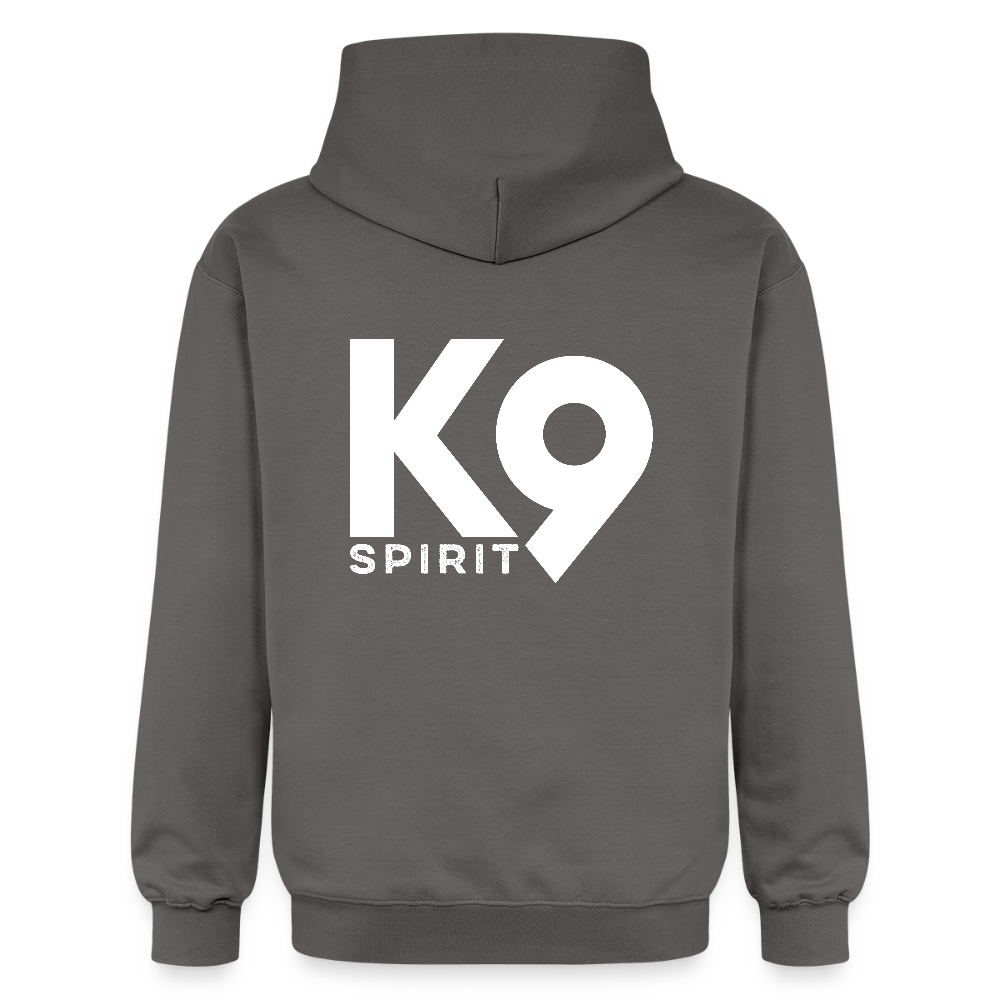 K9 Cozy-Hoodie "on a MISSION TOGETHER" - Dunkelgrau