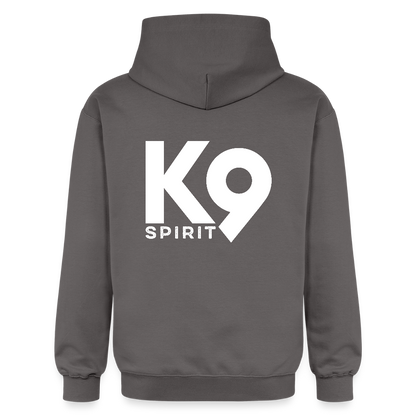K9 Cozy-Hoodie "on a MISSION TOGETHER" - Dunkelgrau