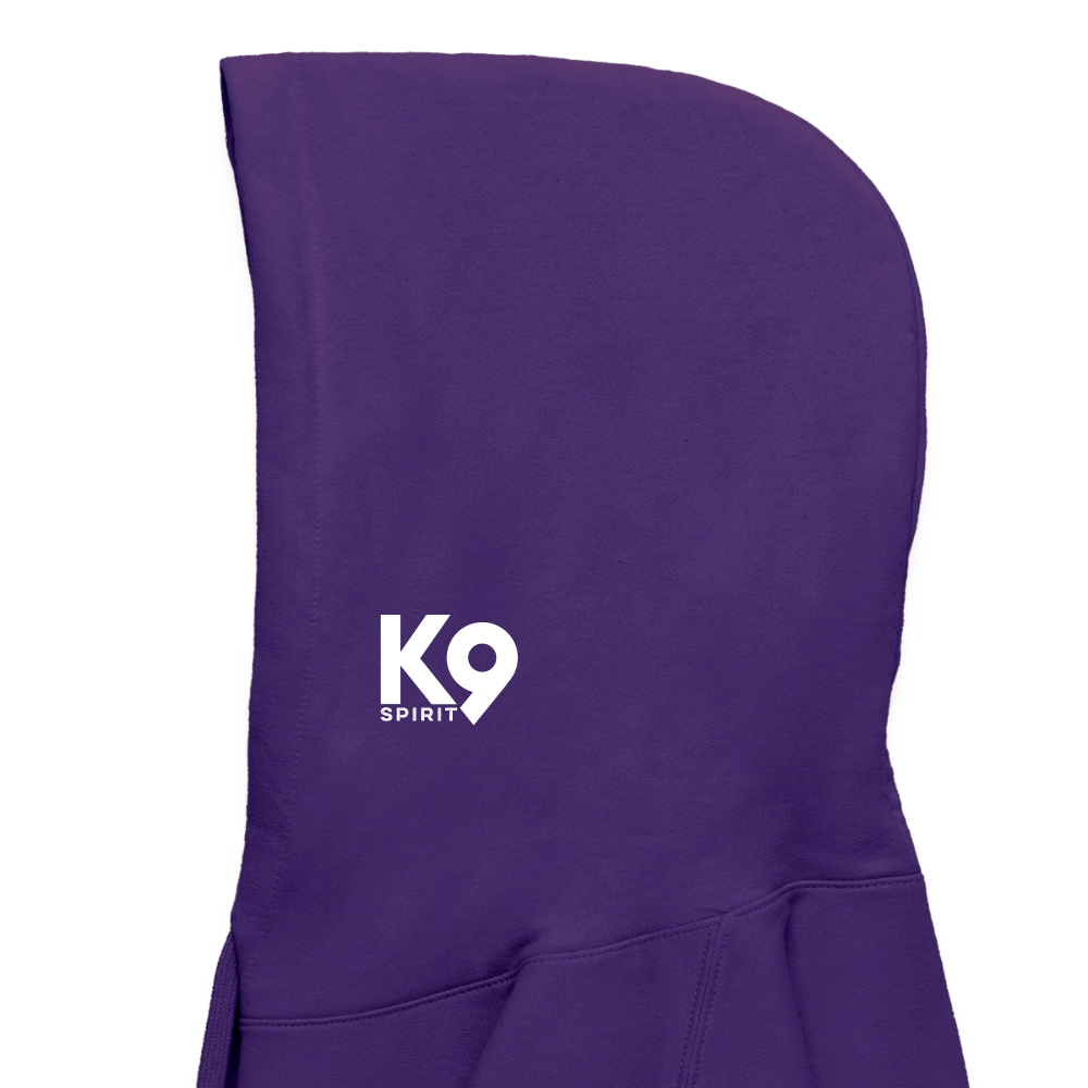 K9 Cozy-Hoodie "DOG on a MISSION" - Lila