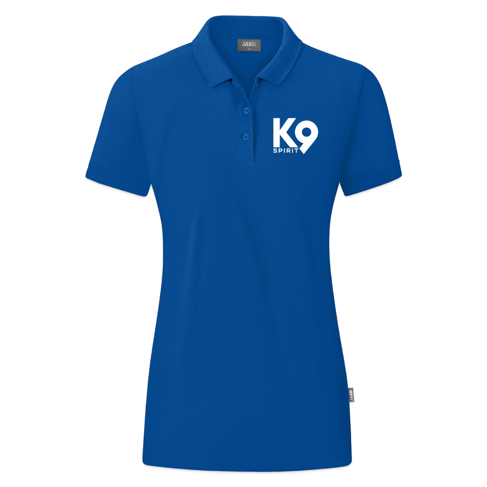 K9 ORGANIC Polo-Shirt "on a MISSION TOGETHER" WOMEN edition - Blau