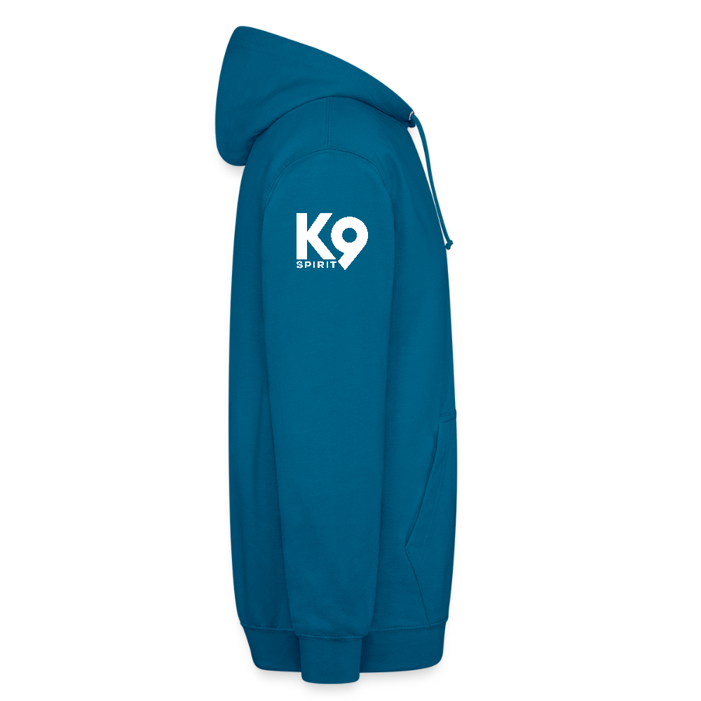 K9 Casual-Hoodie "DOG on a MISSION" - Tiefseeblau 