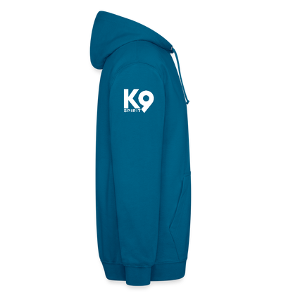 K9 Casual-Hoodie "DOG on a MISSION" - Tiefseeblau 
