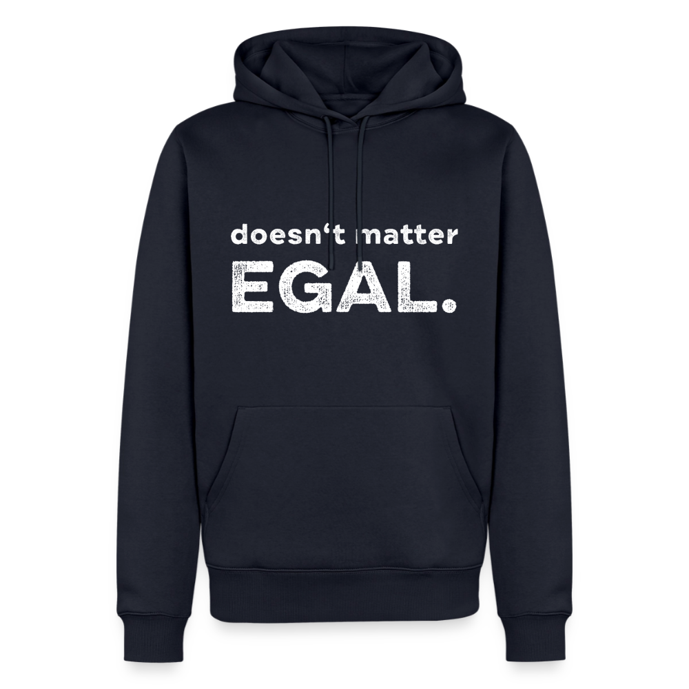 K9 Premium-Hoodie „ EGAL. doesn‘t matter.“ MEN edition - Navy