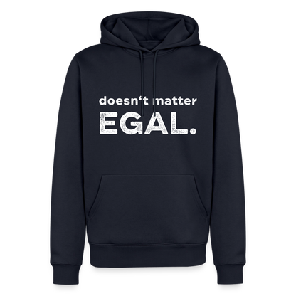 K9 Premium-Hoodie „ EGAL. doesn‘t matter.“ MEN edition - Navy