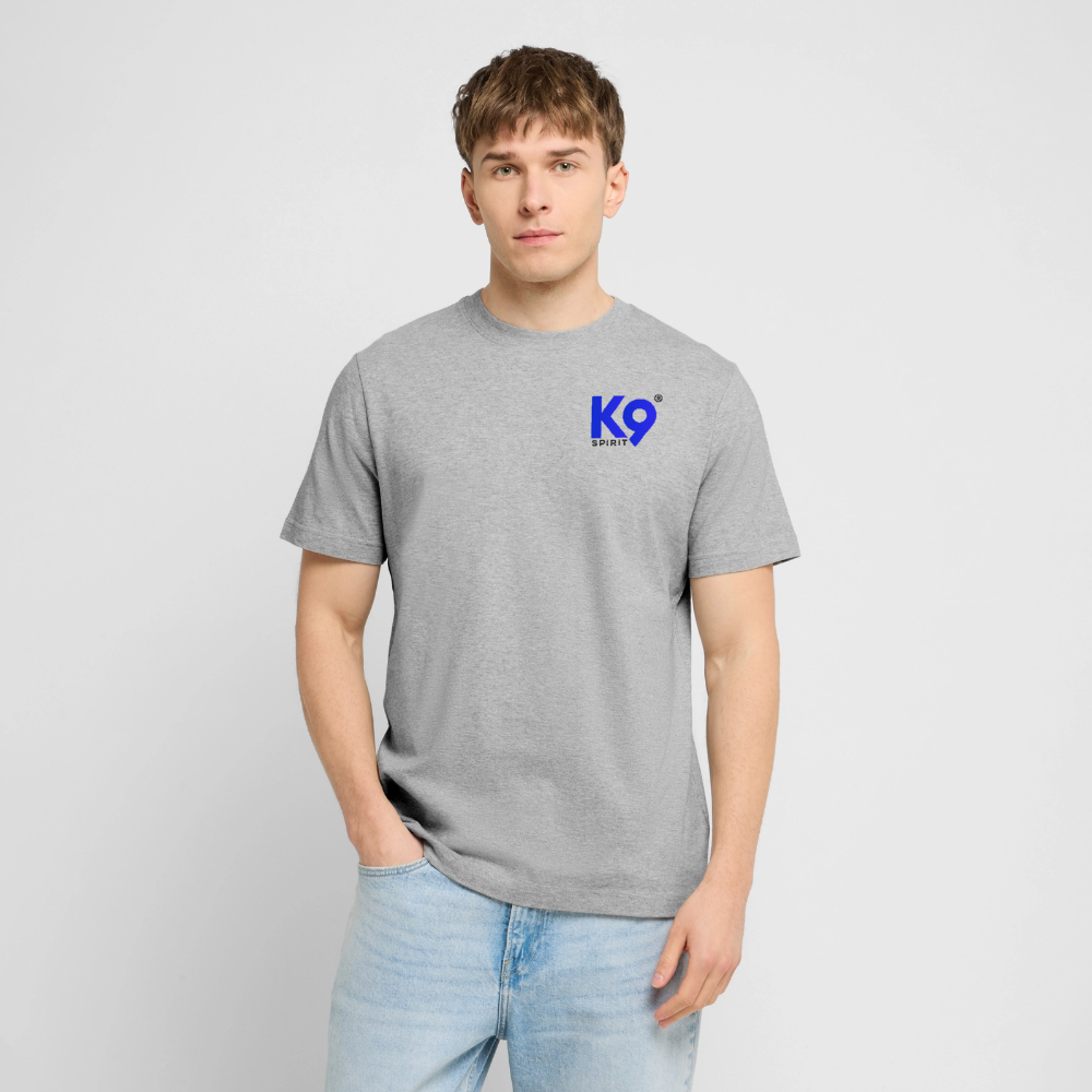 K9 Organic-Shirt "Suchhunde NIEDERRHEIN" MEN edition - Grau meliert