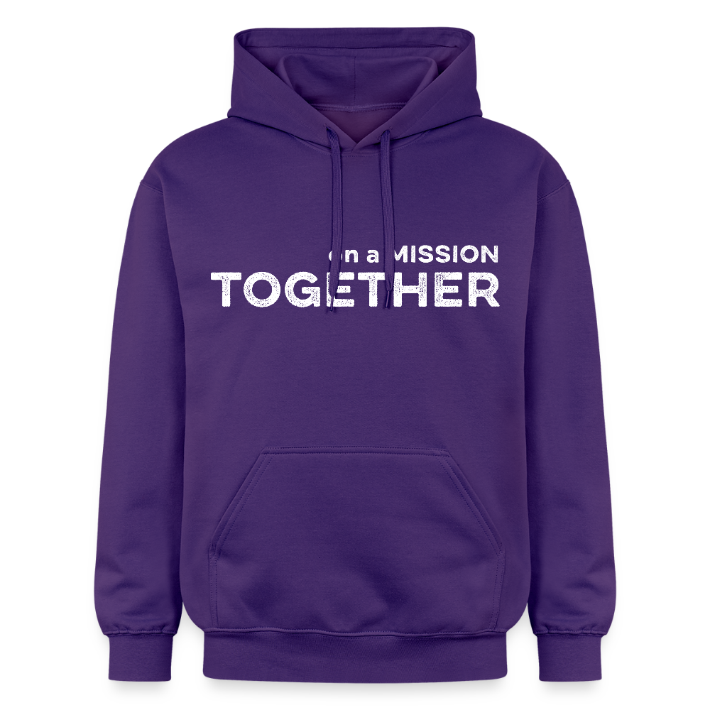 K9 Cozy-Hoodie "on a MISSION TOGETHER" - Lila
