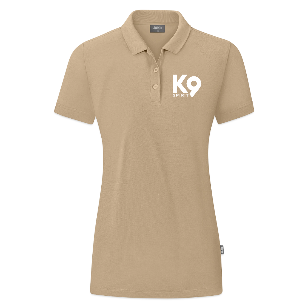 K9 ORGANIC Polo-Shirt "on a MISSION TOGETHER" WOMEN edition - Beige