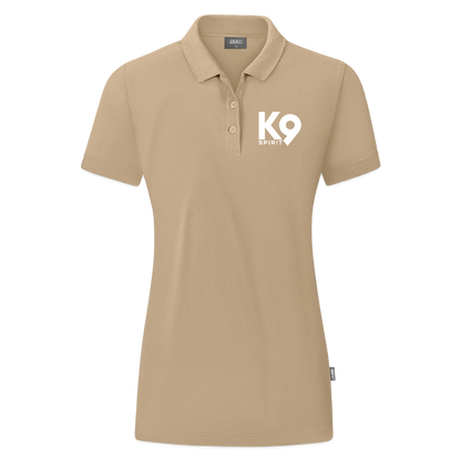 K9 ORGANIC Polo-Shirt "on a MISSION TOGETHER" WOMEN edition - Beige