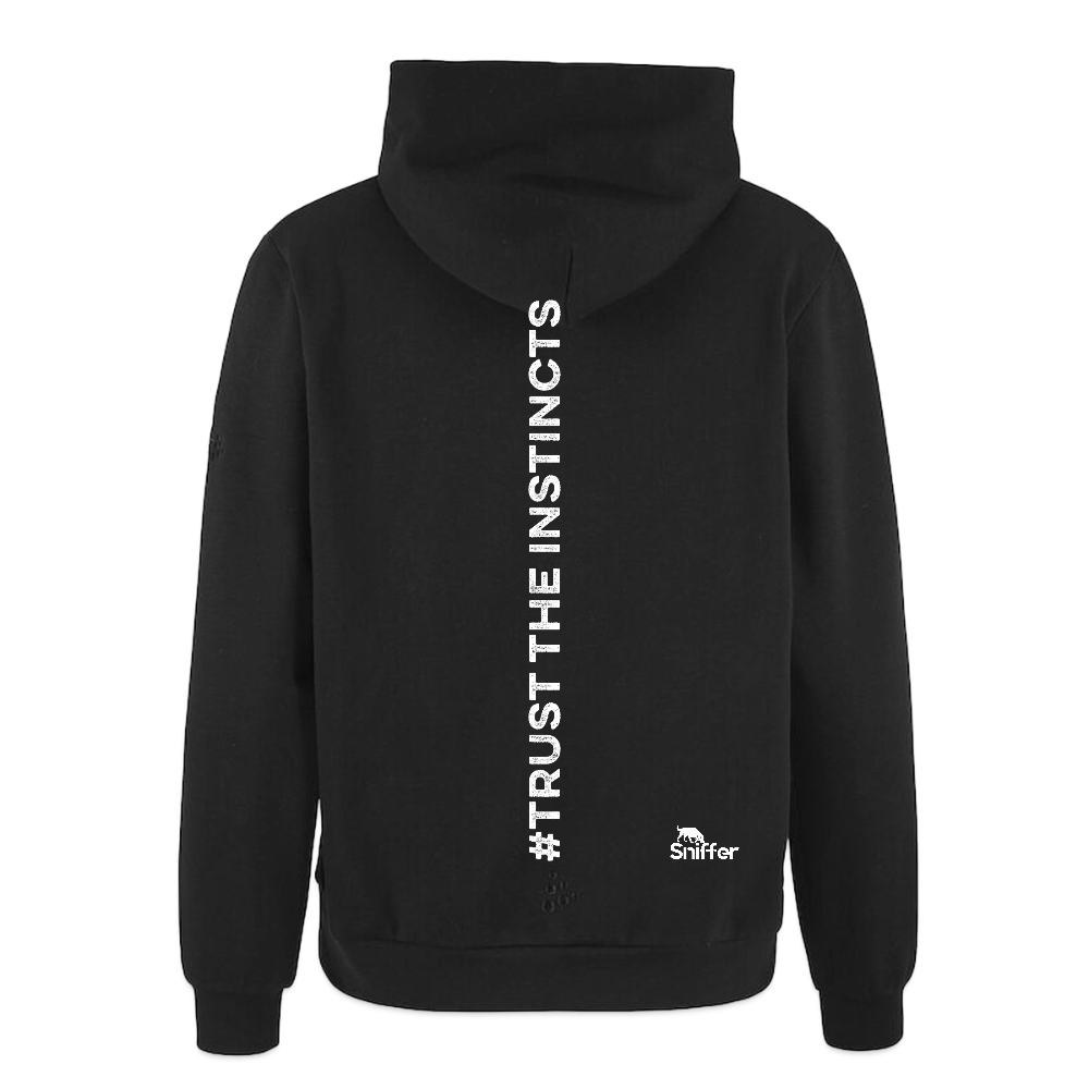 Sniffer DOGHANDLER Craft-Hoodie "TRUST THE INSTINCTS" WOMEN edition - Schwarz