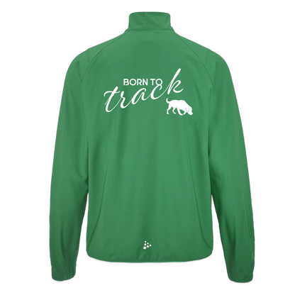 Sniffer Outdoor-Trainingsjacke „BORN to Track“ UNISEX edition - Smaragdgrün