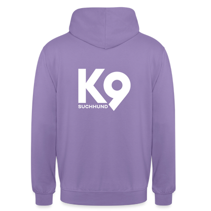 K9 Casual-Hoodie "Suchhund" - Lavendel