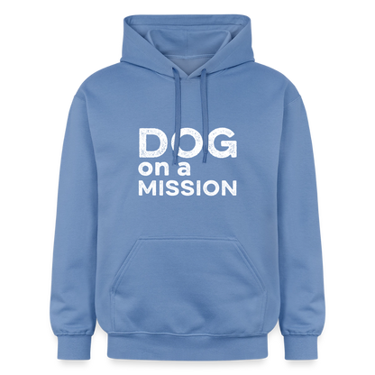 K9 Cozy-Hoodie "DOG on a MISSION" UNISEX edition - Carolina Blue