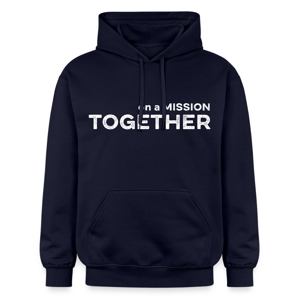 K9 Cozy-Hoodie "on a MISSION TOGETHER" - Navy