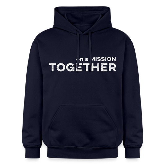 K9 Cozy-Hoodie "on a MISSION TOGETHER" - Navy