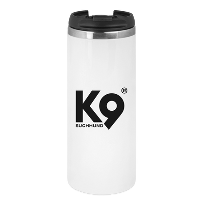 K9 CLASSIC Thermobecher „TRAIL from the HEART“ - Weiß