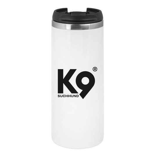 K9 CLASSIC Thermobecher „TRAIL from the HEART“ - Weiß